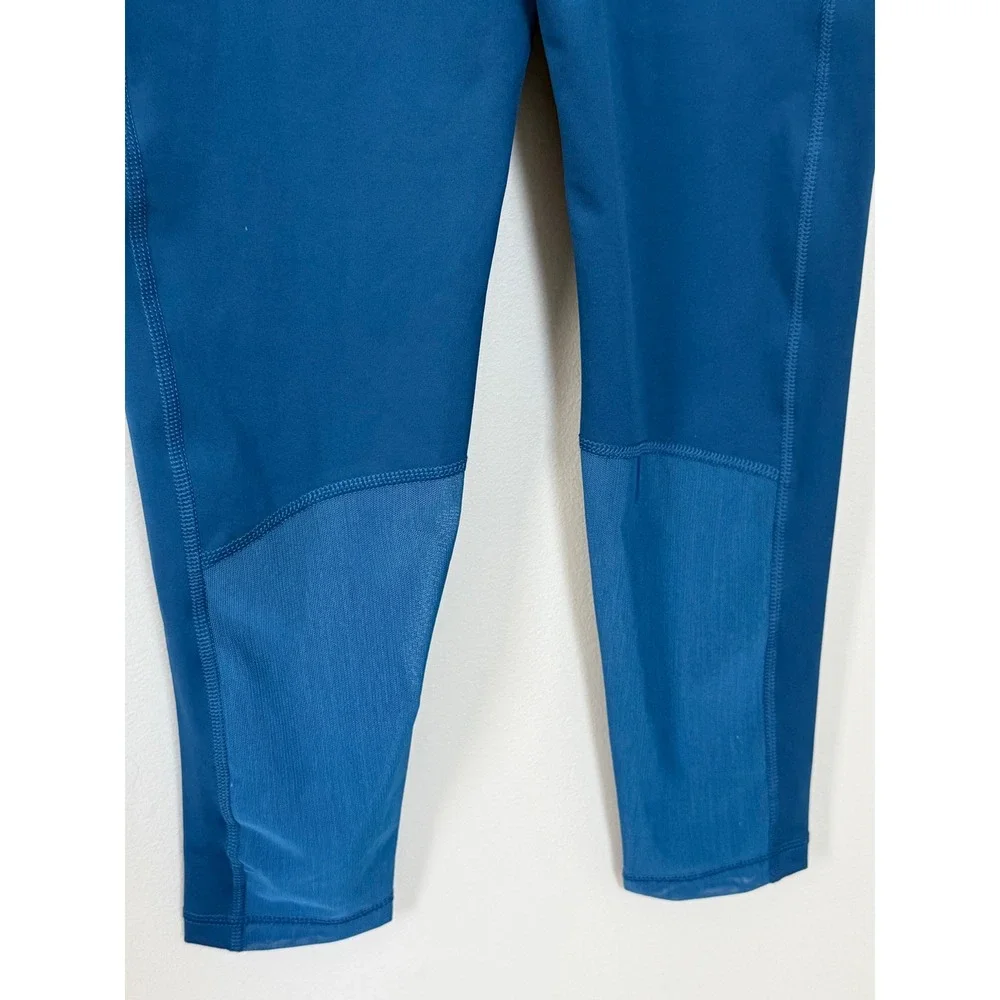 Nike Pro Women's‎ High Rise 7/8 length Training Tight Fit Leggings Blue Sz M NEW
